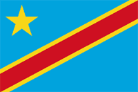 Flagge der Demokratischen Republik Kongo
